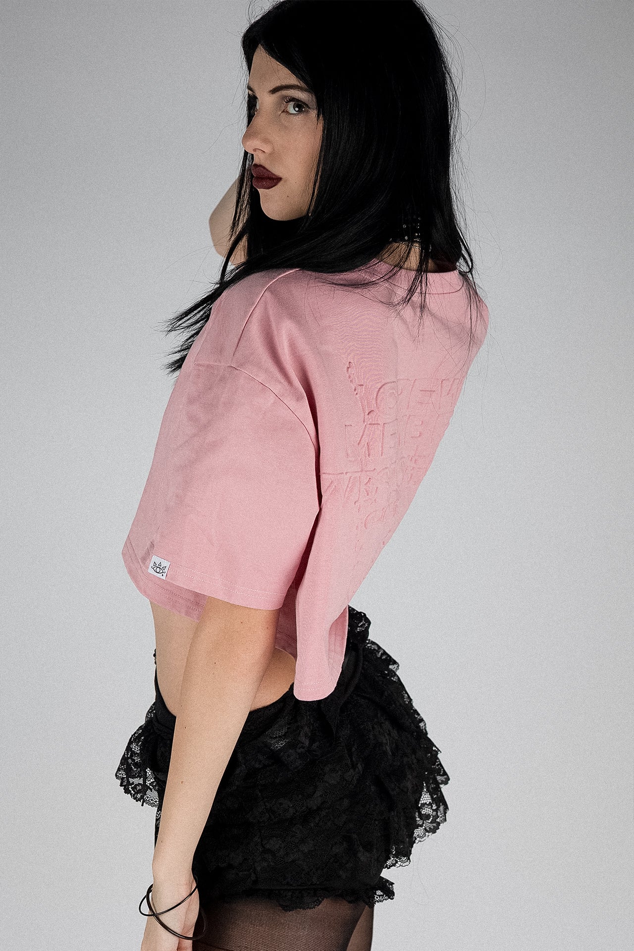 WESTGHOST CREW MEMBER SHIRT - CROP TOP (PINK)