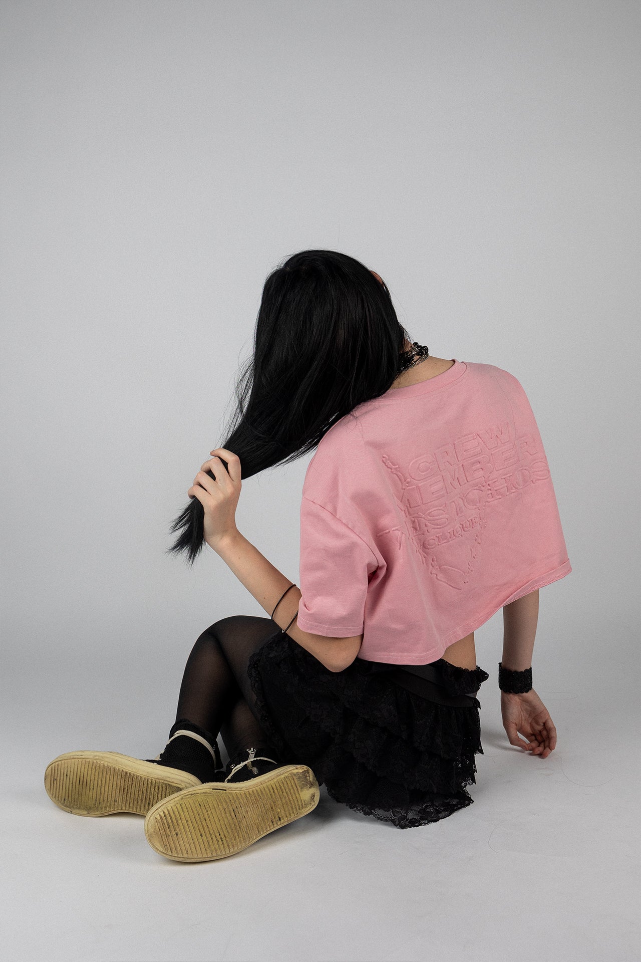 WESTGHOST CREW MEMBER SHIRT - CROP TOP (PINK)
