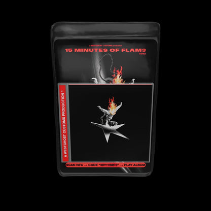 (PRE-ORDER) 15 MINUTES OF FLAM3 NFC KEYCHAIN