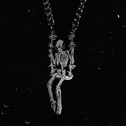 NAVY HORRORKID CHAIN (SILBER)