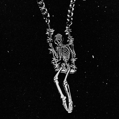 NAVY HORRORKID CHAIN (SILBER)